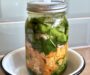 Hapendatud seene-tatra salat.
